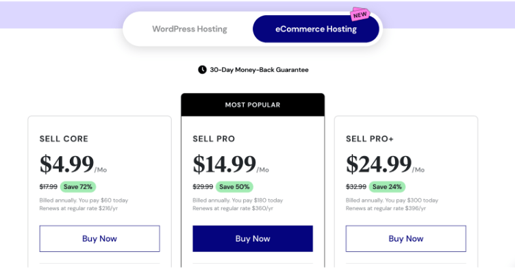 e-Commerce Hosting
