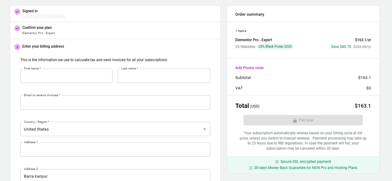 Share Your Billing Info Share Your Billing Info